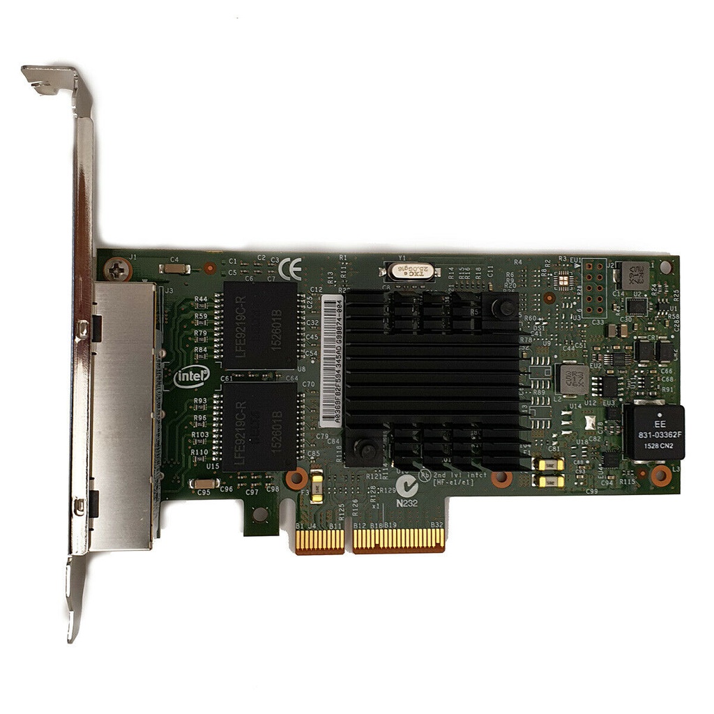 Intel Quad Port I350-T4 Ethernet Network Card PN: 00AG522