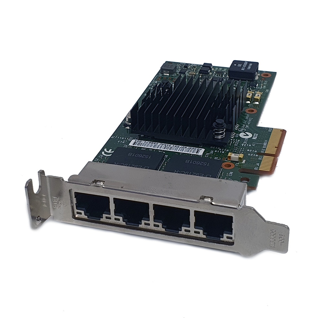 Intel Quad Port I350-T4 Ethernet Network Card PN: 00AG522